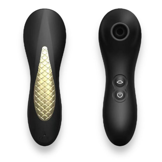 Power Escorts - BR312 - Oral Empress - Gold Plated Oral Sucker Vibrator - Real Clit & Nipple Stimulator