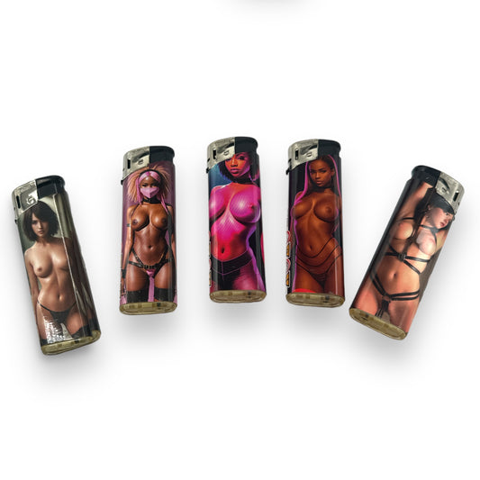 Kinky Pleasure - MK024- Lighters Sexy Naked Girls - Display 50 Pieces