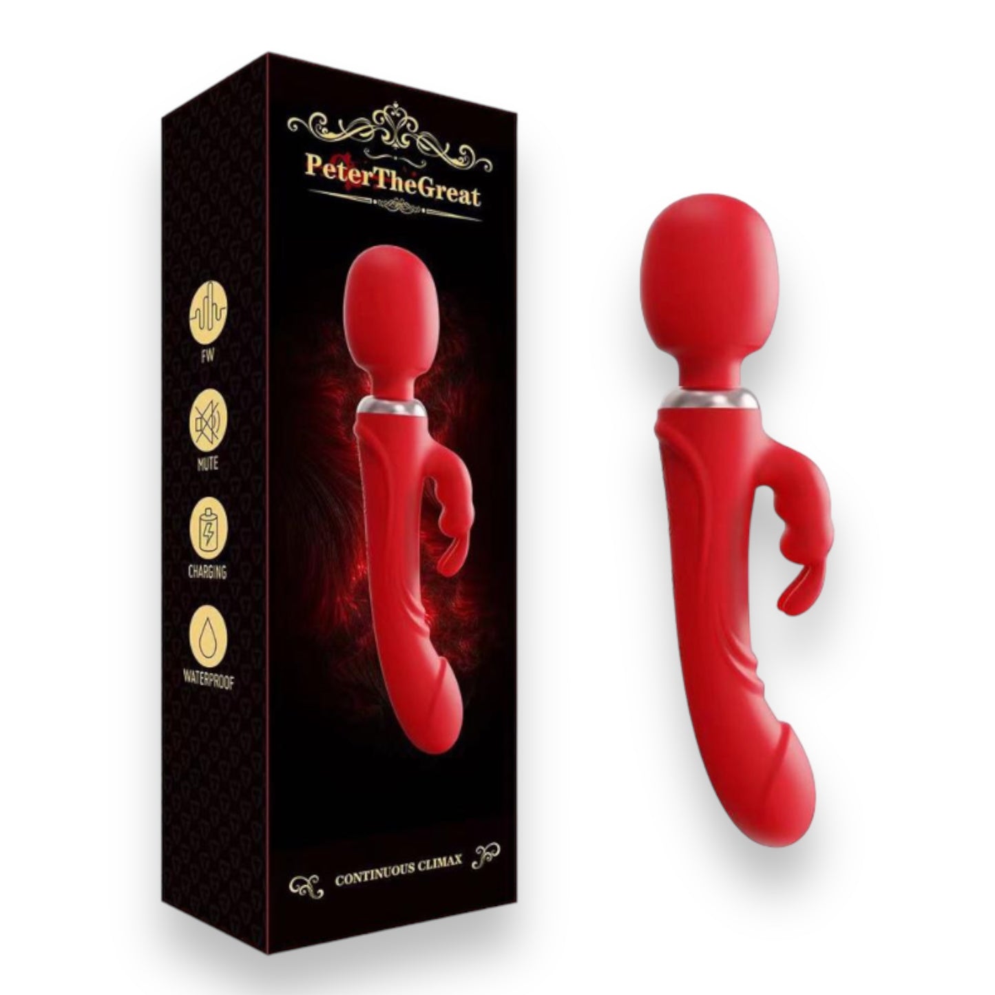 Power Escorts - BR307 - Peter The Great G Spot Vibrator - Silicone - 10 Speed