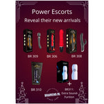 Power Escorts - BR306 - Louis Realistic Silicone Vibrator - 10 Speed