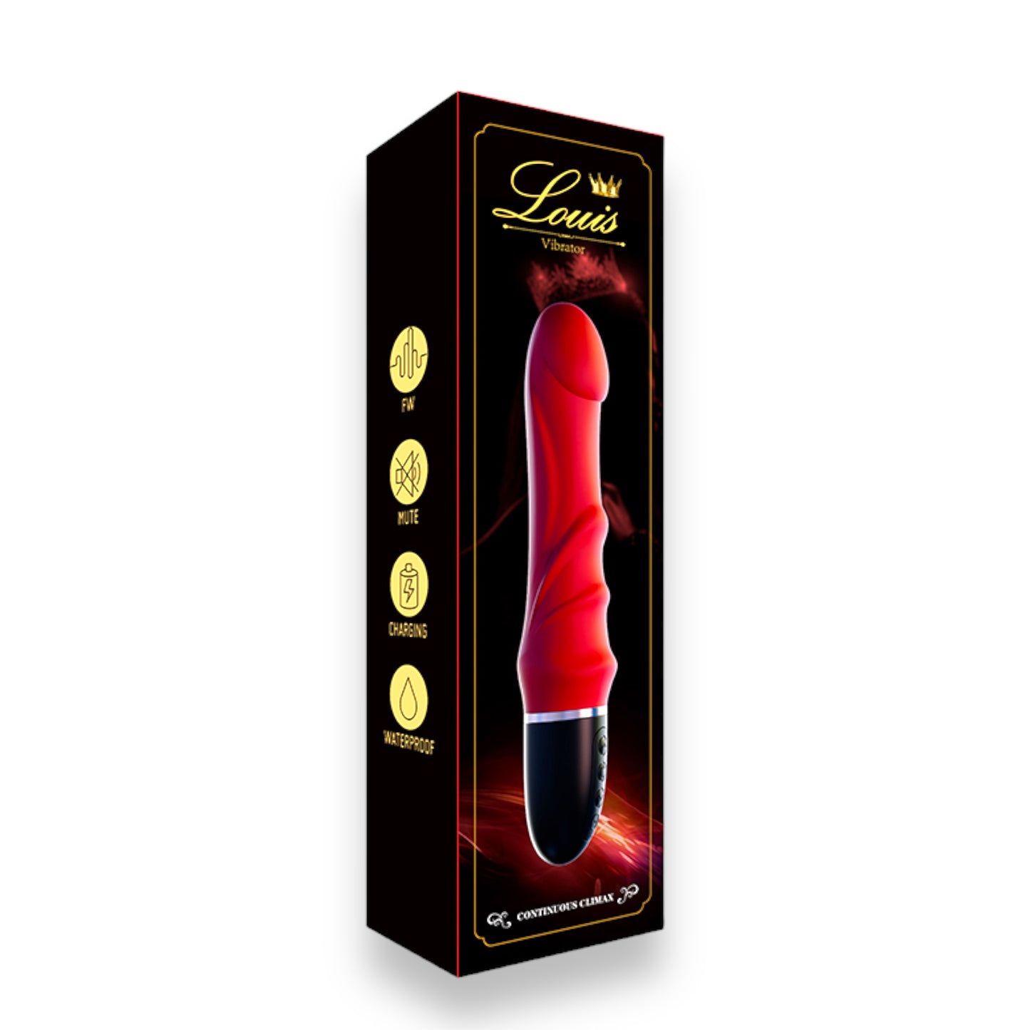 Power Escorts - BR306 - Louis Realistic Silicone Vibrator - 10 Speed