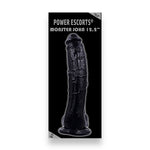 Power Escorts - BR231 Black - Monster John 12,2'' Mega Realistic Dildo 31 CM