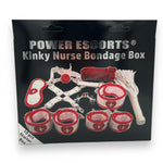 Power Escorts - BR301 - Kinky Nurse Bondage Box - 10 Pcs Role Play Bondage Set - BDSM Bondage box