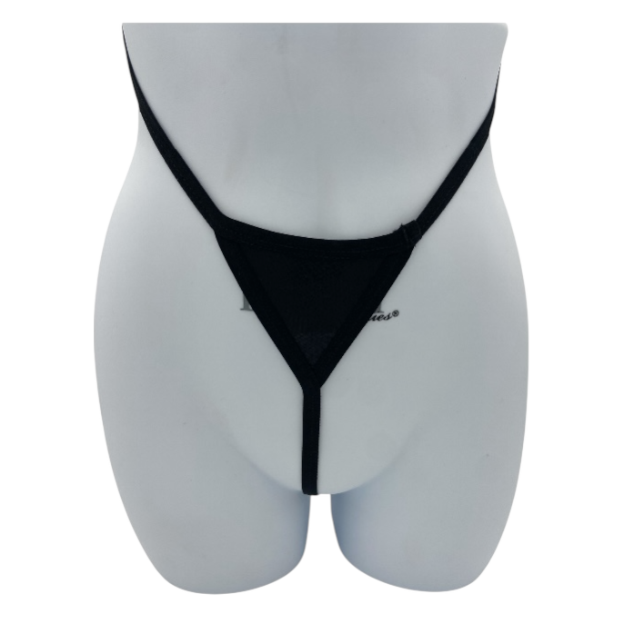 BodyQ Male Lingerie – Thong Black Relief Size S, M, L