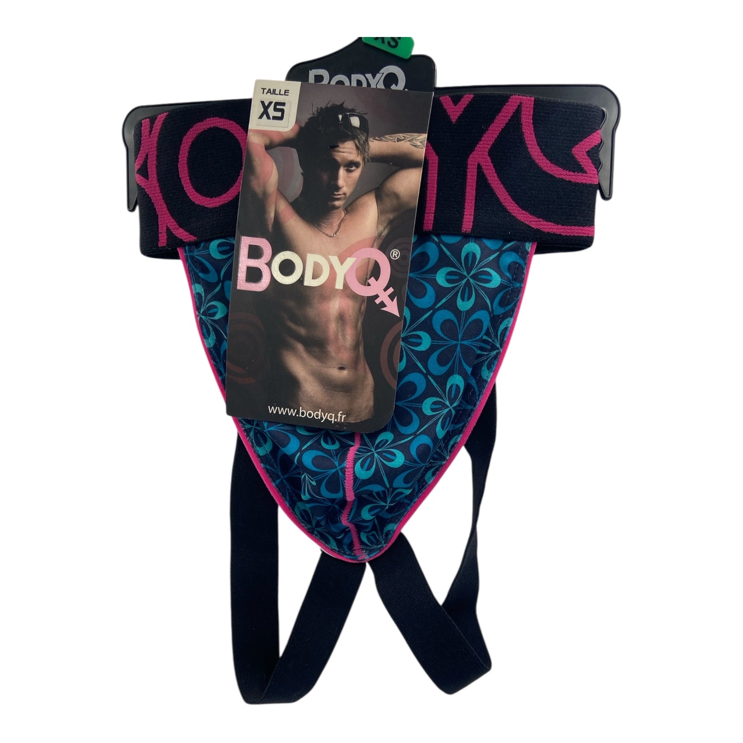 BodyQ Male Lingerie – Jockstrap Blue Light Pink Dark Pink Size XS, S, M