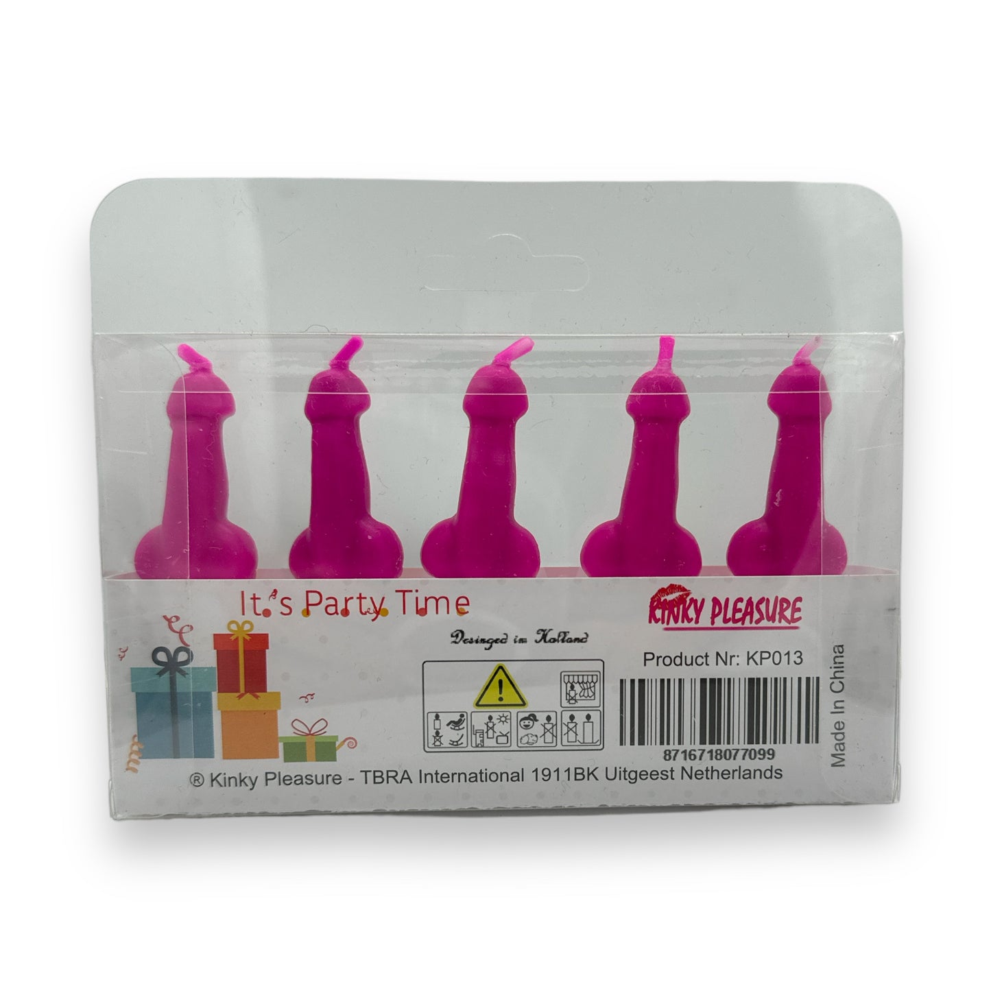 Kinky Pleasure - KP013 - Penis Candle - 5 Pieces - Purple