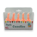 Kinky Pleasure - KP012 - Penis Candle - 5 Pieces - Beige