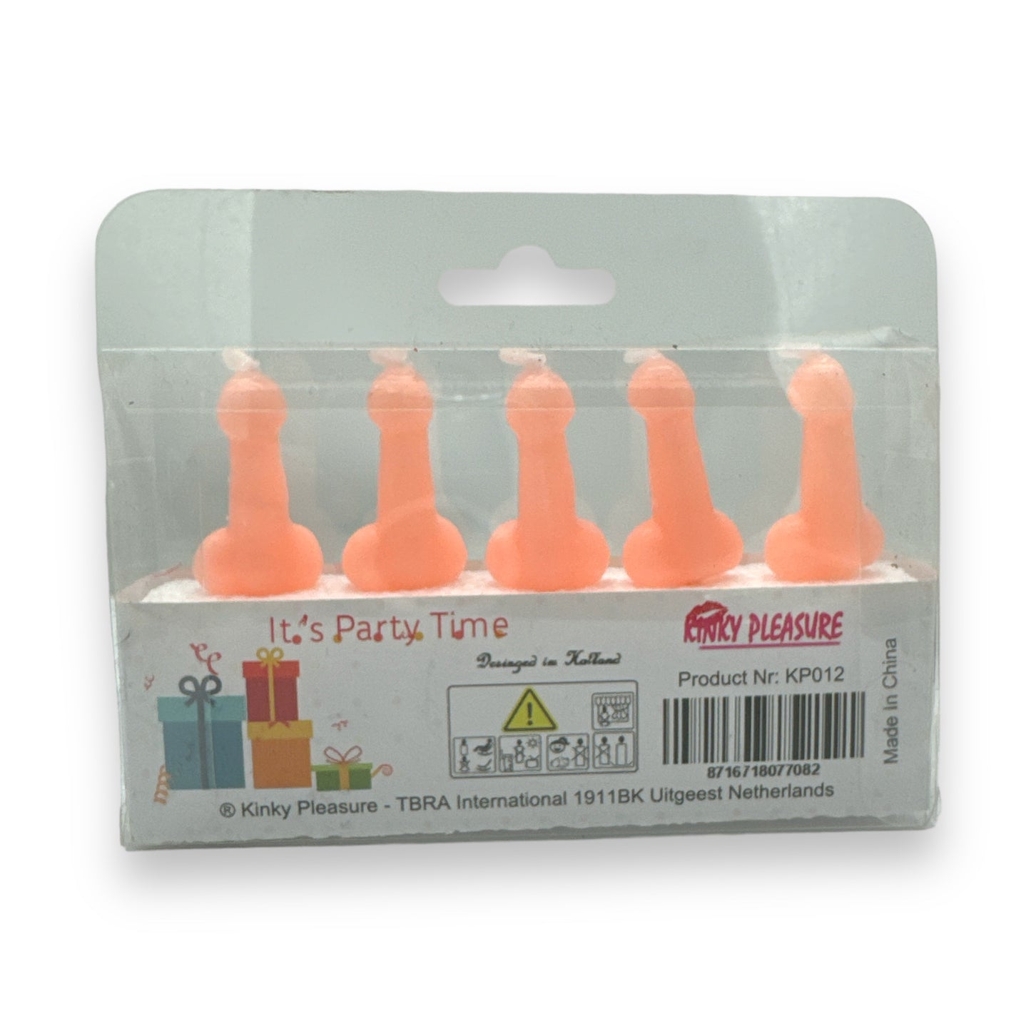 Kinky Pleasure - KP012 - Penis Candle - 5 Pieces - Beige