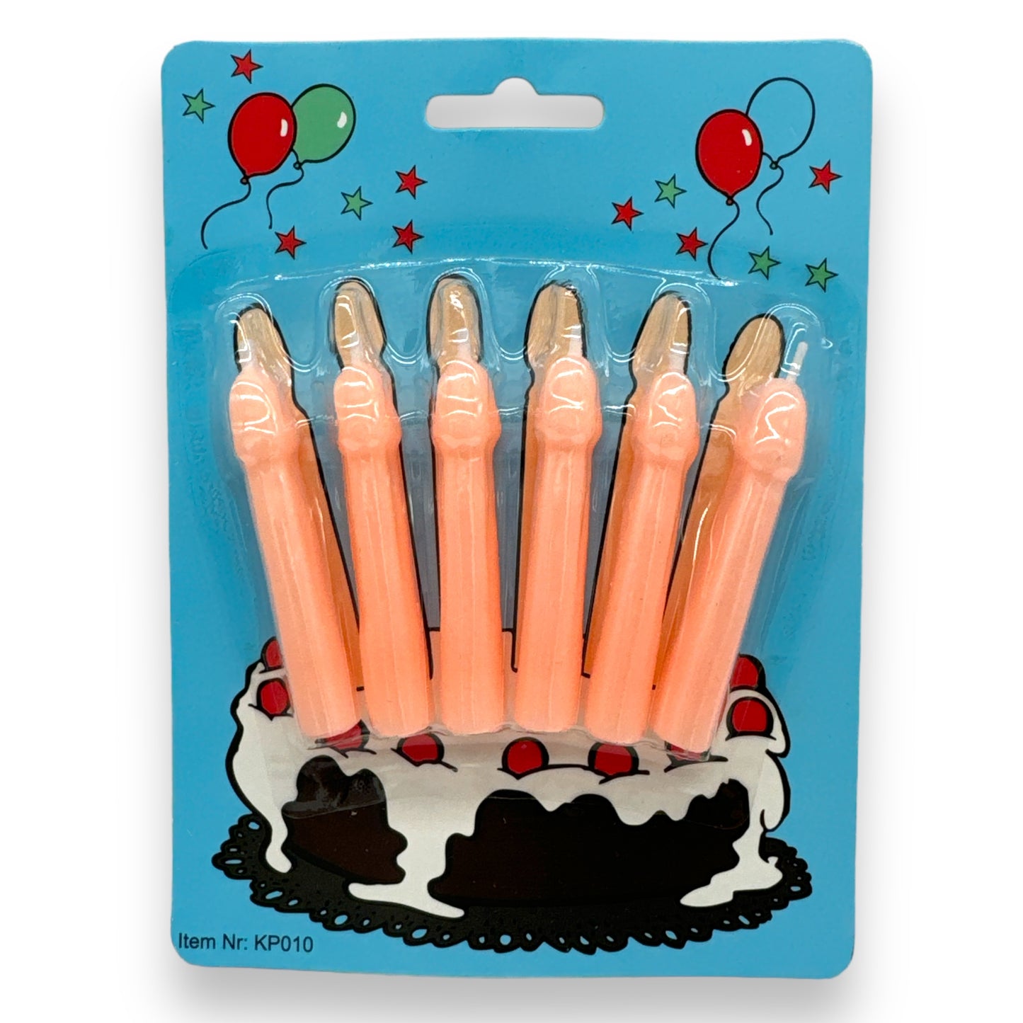 Kinky Pleasure - KP010 - Penis Candles - 6 Pieces