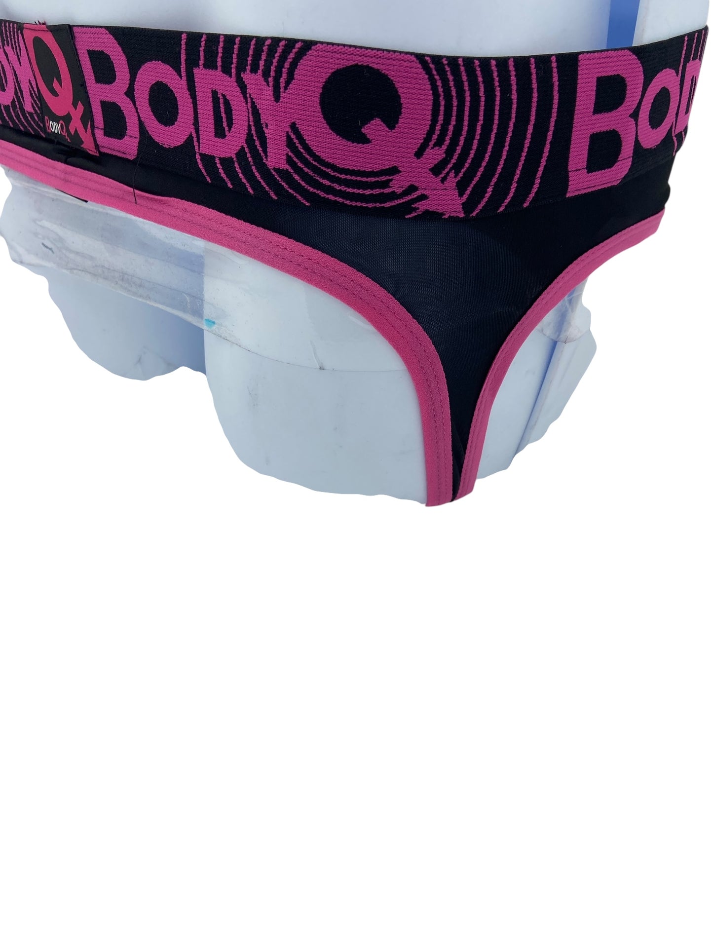 BodyQ Male Lingerie – Jockstrap Black Pink Size S, M, L