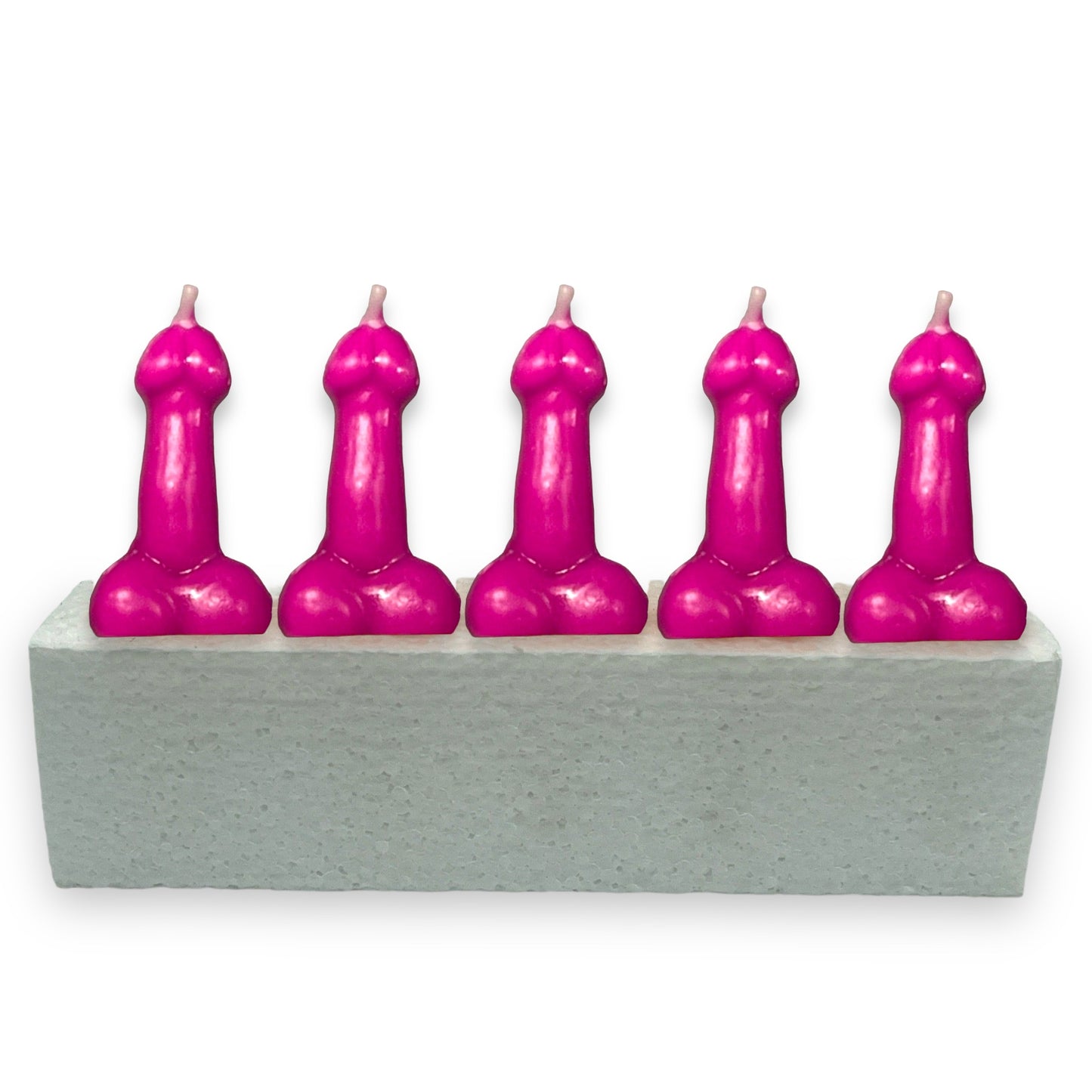 Kinky Pleasure - KP013 - Penis Candle - 5 Pieces - Purple