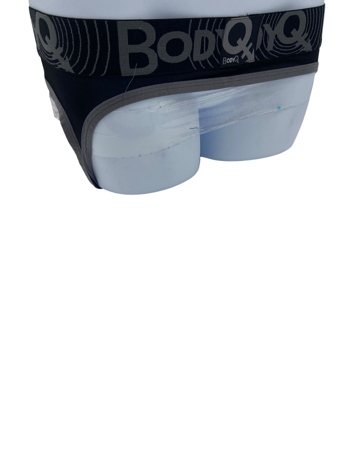 BodyQ Male Lingerie – Jockstrap Black Grey Size S, M, L, XL