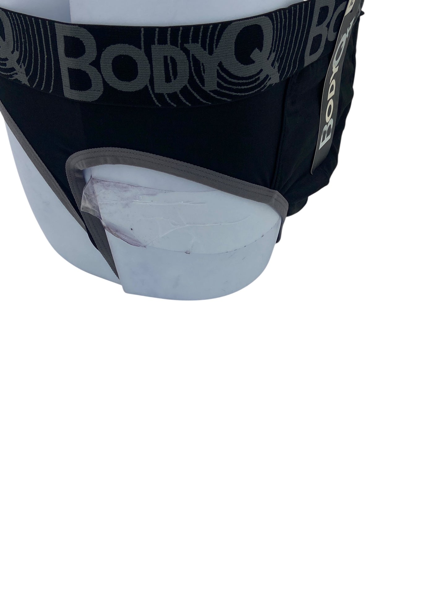 BodyQ Male Lingerie – Jockstrap Black Grey Size S, M, L, XL