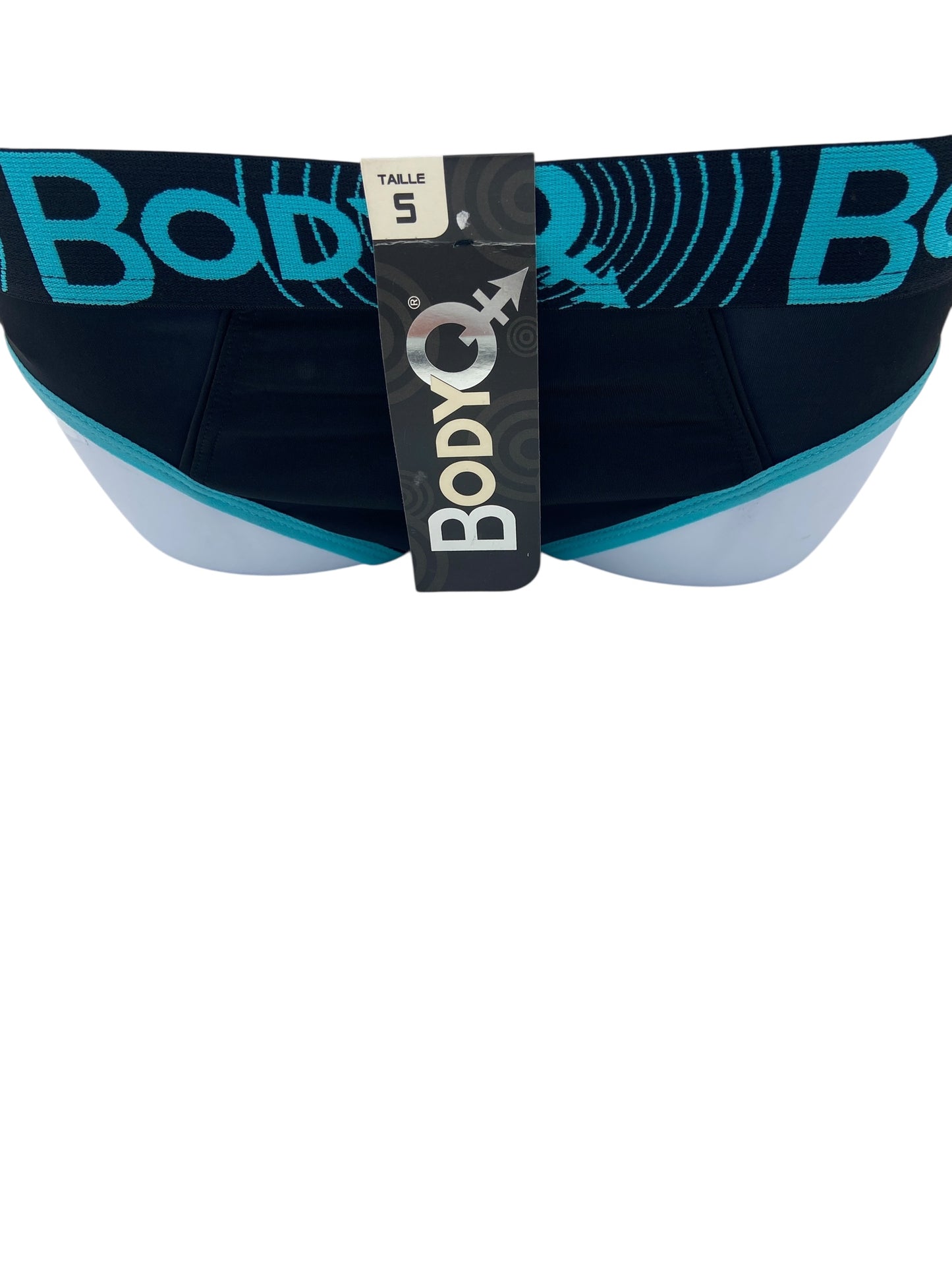 BodyQ Male Lingerie – Jockstrap Black Blue Size S, M, L