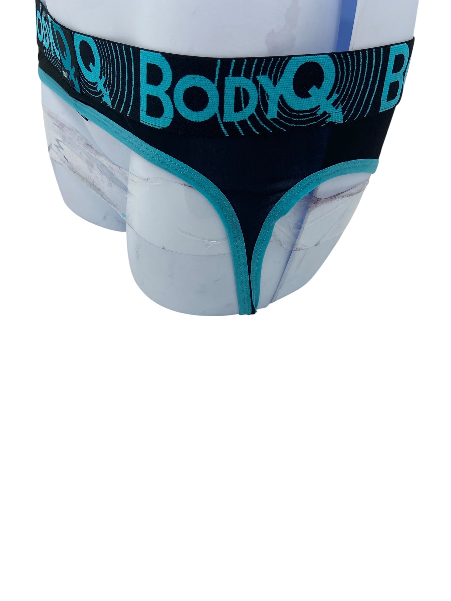 BodyQ Male Lingerie – Jockstrap Black Blue Size S, M, L