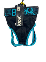 BodyQ Male Lingerie – Jockstrap Black Blue Size S, M, L