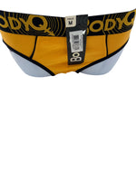 BodyQ Male Lingerie – Jockstrap Dark Yellow Black Size S, M, L , XL