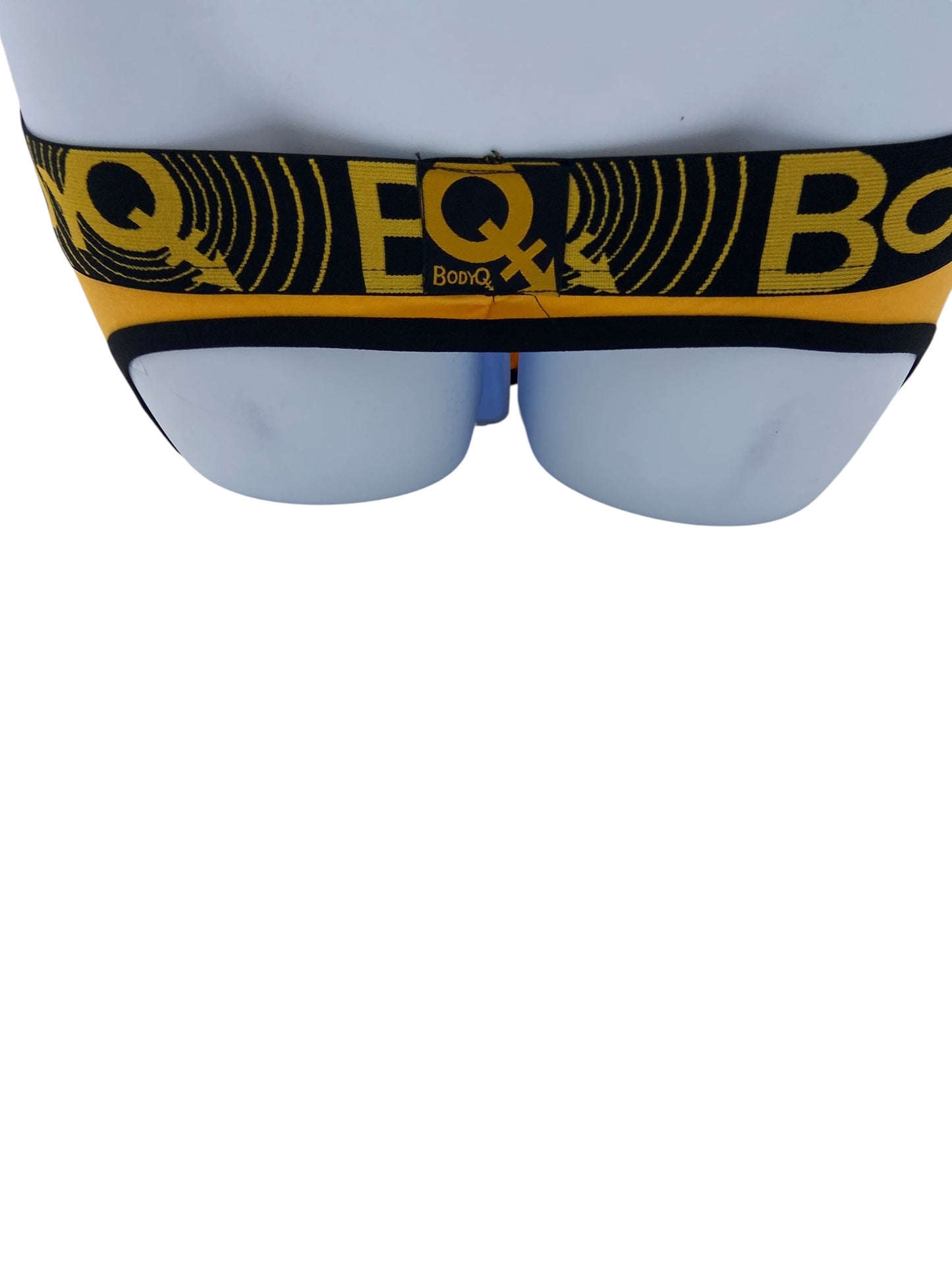 BodyQ Male Lingerie – Jockstrap Dark Yellow Black Size S, M, L , XL