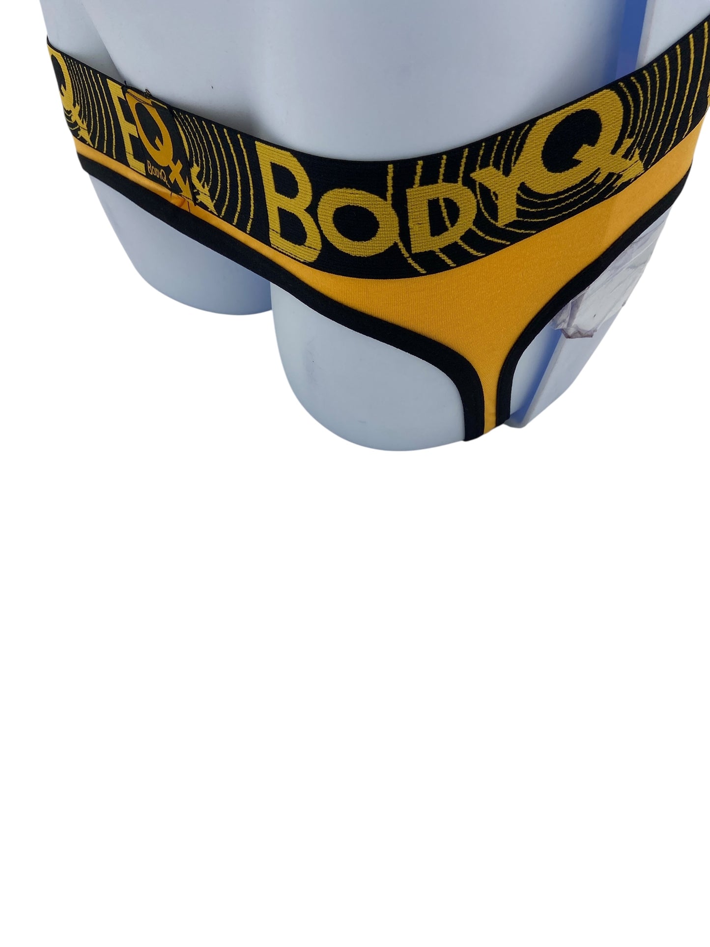 BodyQ Male Lingerie – Jockstrap Dark Yellow Black Size S, M, L , XL