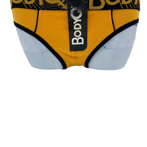 BodyQ Male Lingerie – Jockstrap Dark Yellow Black Size S, M, L , XL