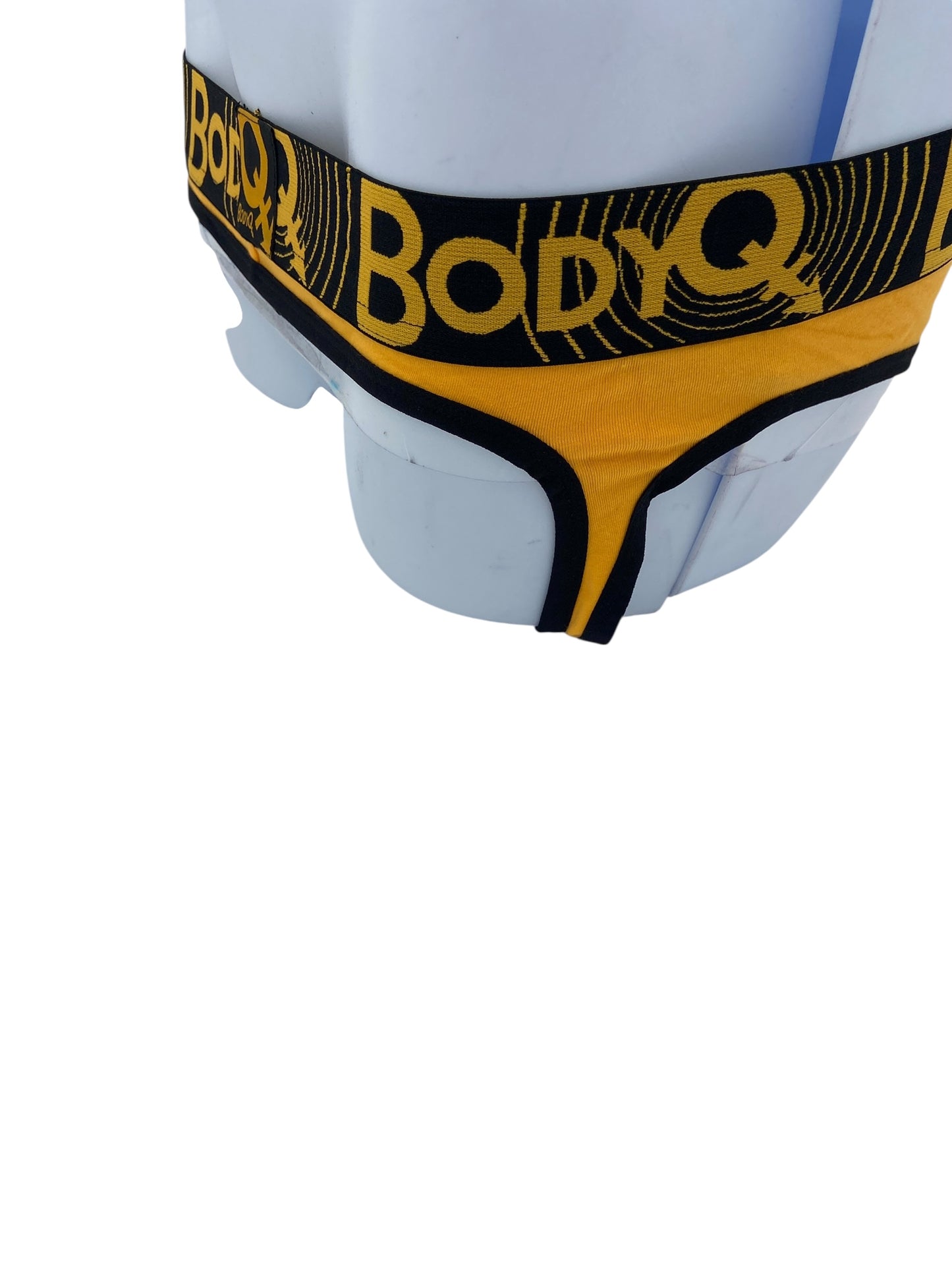 BodyQ Male Lingerie – Jockstrap Dark Yellow Black Size S, M, L , XL