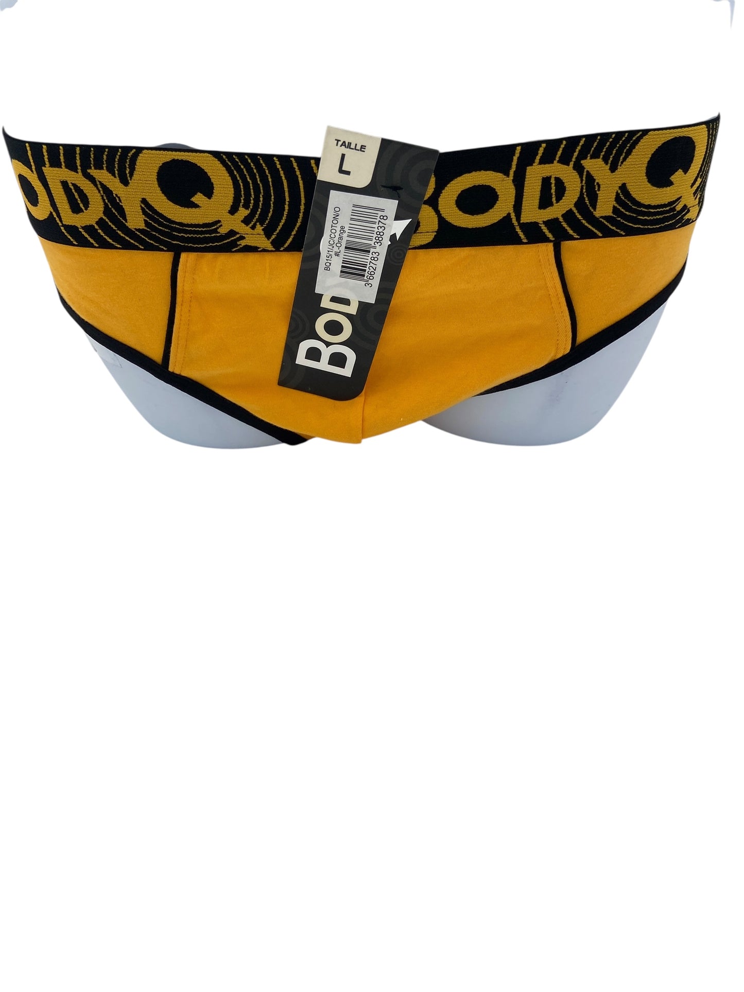 BodyQ Male Lingerie – Jockstrap Dark Yellow Black Size S, M, L , XL