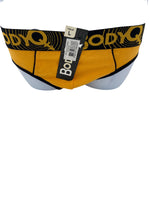 BodyQ Male Lingerie – Jockstrap Dark Yellow Black Size S, M, L , XL