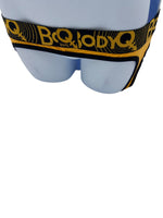 BodyQ Male Lingerie – Jockstrap Dark Yellow Black Size S, M, L , XL