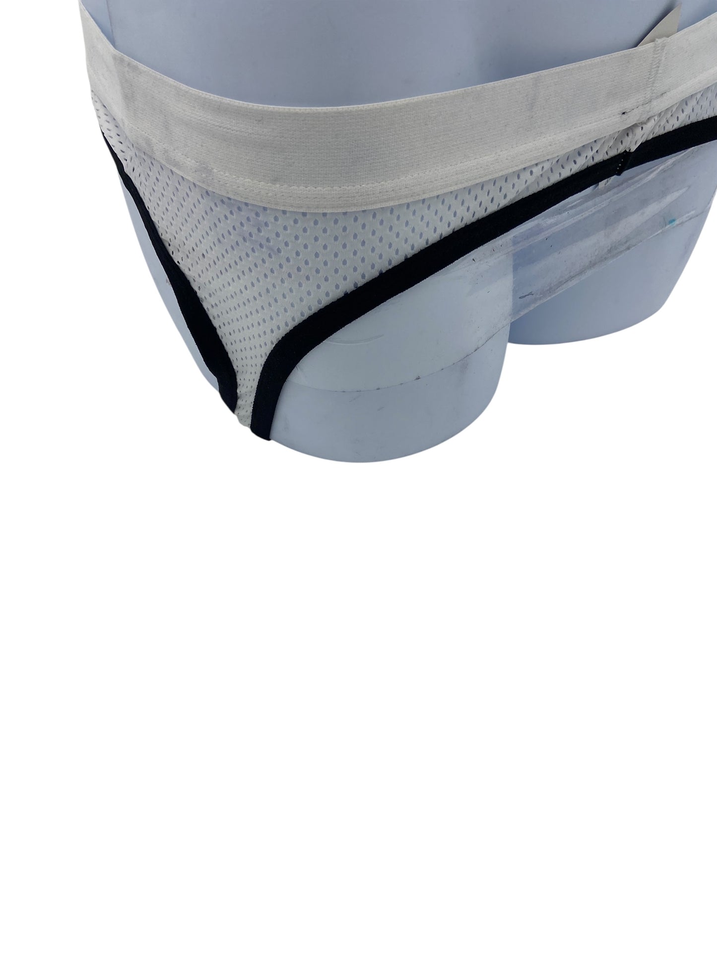 BodyQ Male Lingerie – Jockstrap White Black Size L