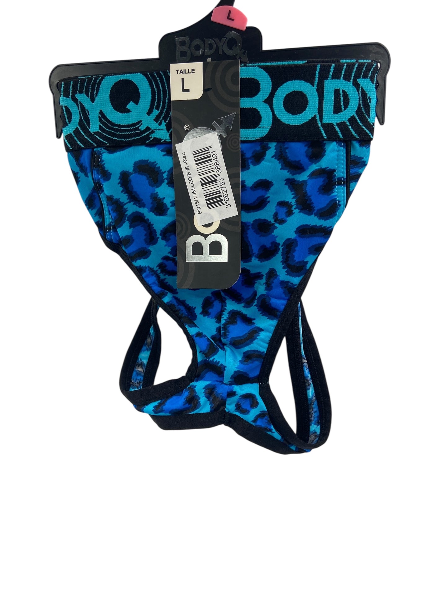 BodyQ Male Lingerie – Jockstrap Blue 2 Colour - Size S, M, L, XL