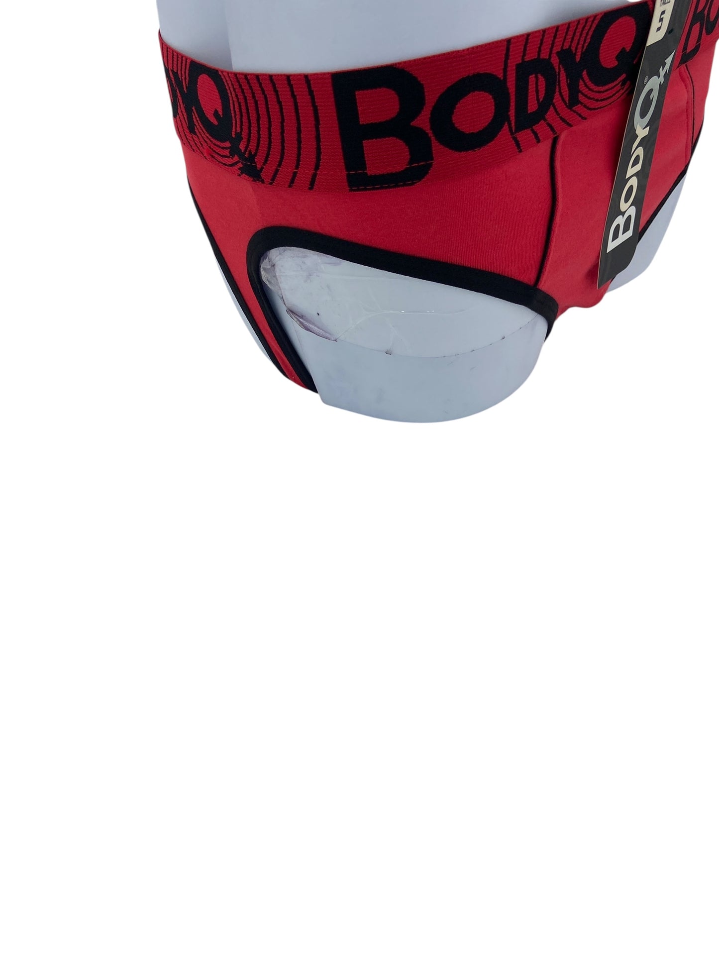 BodyQ Male Lingerie – Jockstrap Red Black - Size  S, M, L