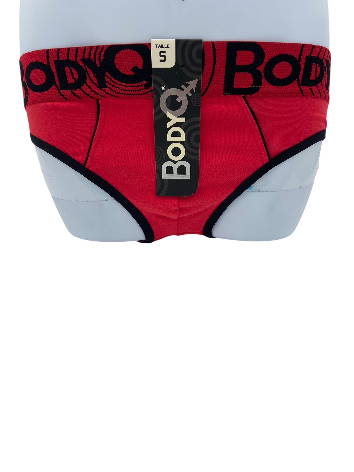 BodyQ Male Lingerie – Jockstrap Red Black - Size  S, M, L