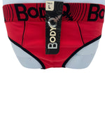 BodyQ Male Lingerie – Jockstrap Red Black - Size  S, M, L