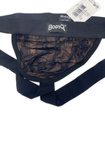 BodyQ Male Lingerie – Jockstrap Gold Brown Black - Size L, XL