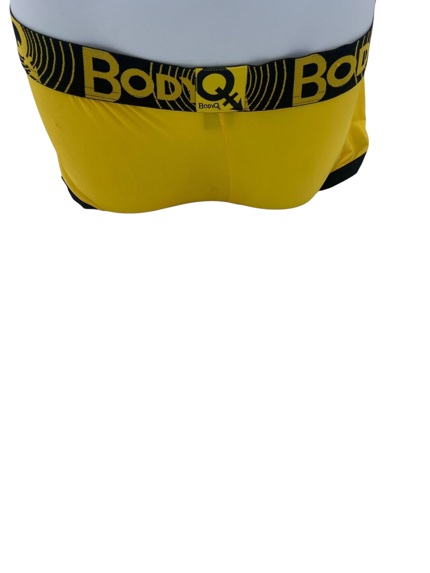 BodyQ Male Lingerie - Sexy Men’s Underwear Boxer – Yellow & Black - S/M/L/XL