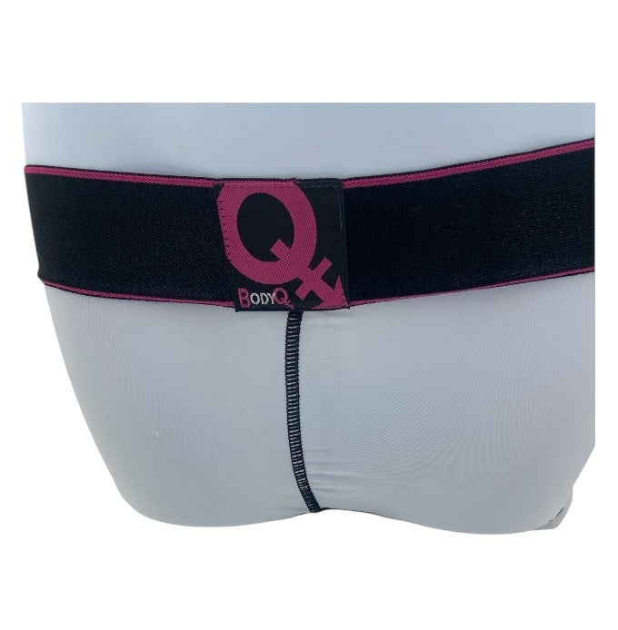 BodyQ Male Lingerie - Sexy Men’s Underwear Boxer – White Pink - XS/S/M/L