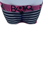 BodyQ Male Lingerie - Sexy Men’s Underwear Boxer – Pink with Net Black - S/M/L/XL