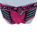 BodyQ Male Lingerie - Sexy Men’s Underwear Boxer – Pink with Net Black - S/M/L/XL