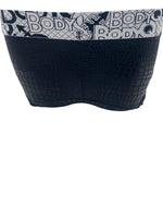 BodyQ Male Lingerie - Sexy Men’s Underwear Boxer – Black White Band- S/M/L/XL