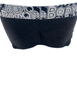 BodyQ Male Lingerie - Sexy Men’s Underwear Boxer – Black White Band- S/M/L/XL