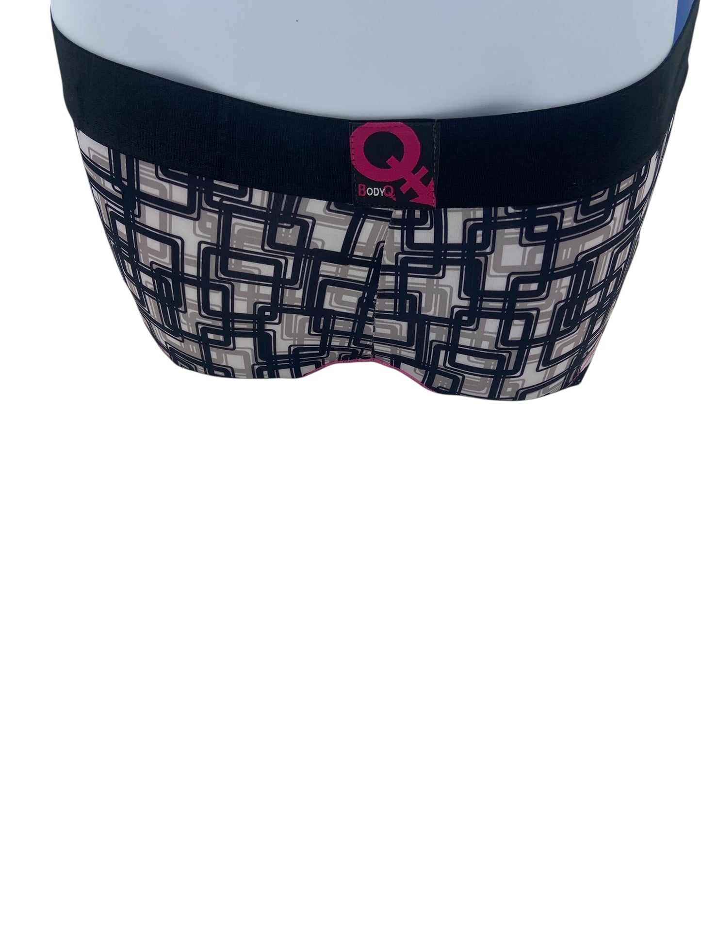 BodyQ Male Lingerie - Sexy Men’s Underwear Boxer – Black White Pink - XS/S