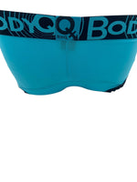 BodyQ Male Lingerie - Sexy Men’s Underwear Boxer – Aqua Black - S/ XL