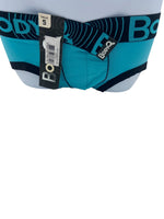 BodyQ Male Lingerie - Sexy Men’s Underwear Boxer – Aqua Black - S/ XL