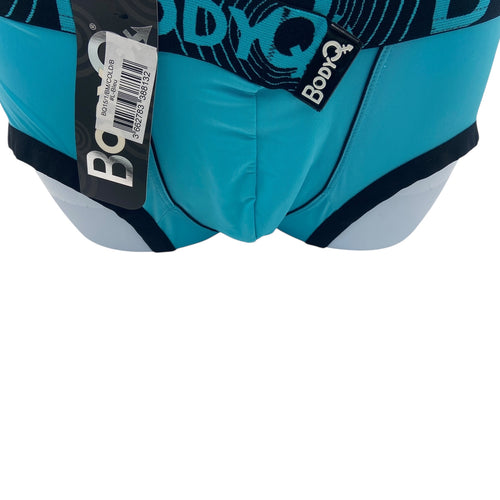 BodyQ Male Lingerie - Sexy Men’s Underwear Boxer – Aqua Black - S/ XL
