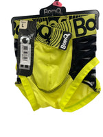 BodyQ Male Lingerie - Sexy Men’s Underwear Boxer – Yellow with Net Black - S/M/L/XL