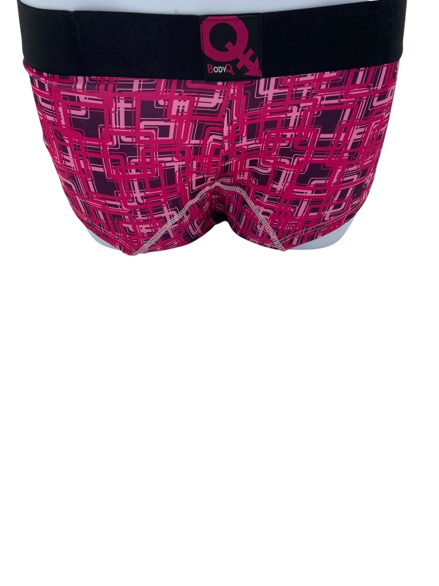 BodyQ Male Lingerie - Sexy Men’s Underwear Boxer – Pink 2 Colour  - XS / S