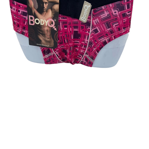 BodyQ Male Lingerie - Sexy Men’s Underwear Boxer – Pink 2 Colour  - XS / S