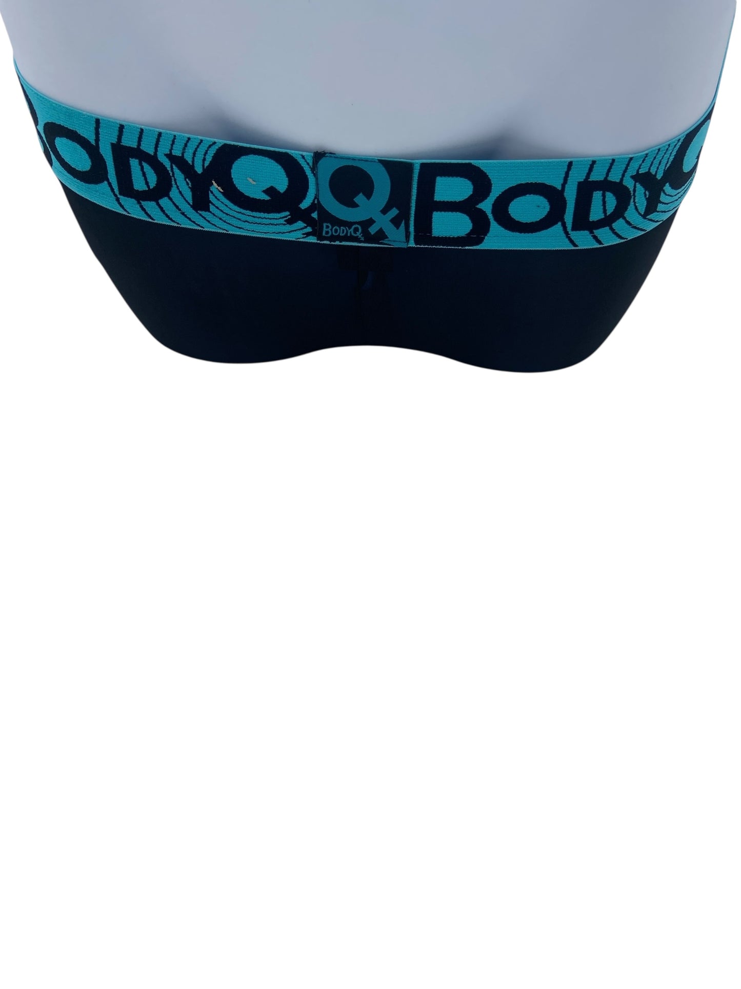 BodyQ Male Lingerie - Sexy Men’s Underwear Boxer – Black Aqua - S/ M / L / XL