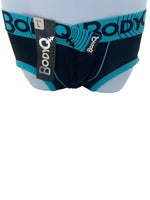 BodyQ Male Lingerie - Sexy Men’s Underwear Boxer – Black Aqua - S/ M / L / XL