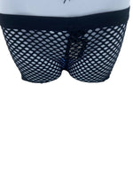 BodyQ Male Lingerie - Sexy Men’s Underwear Boxer – Black Fish Net- S/ M / L